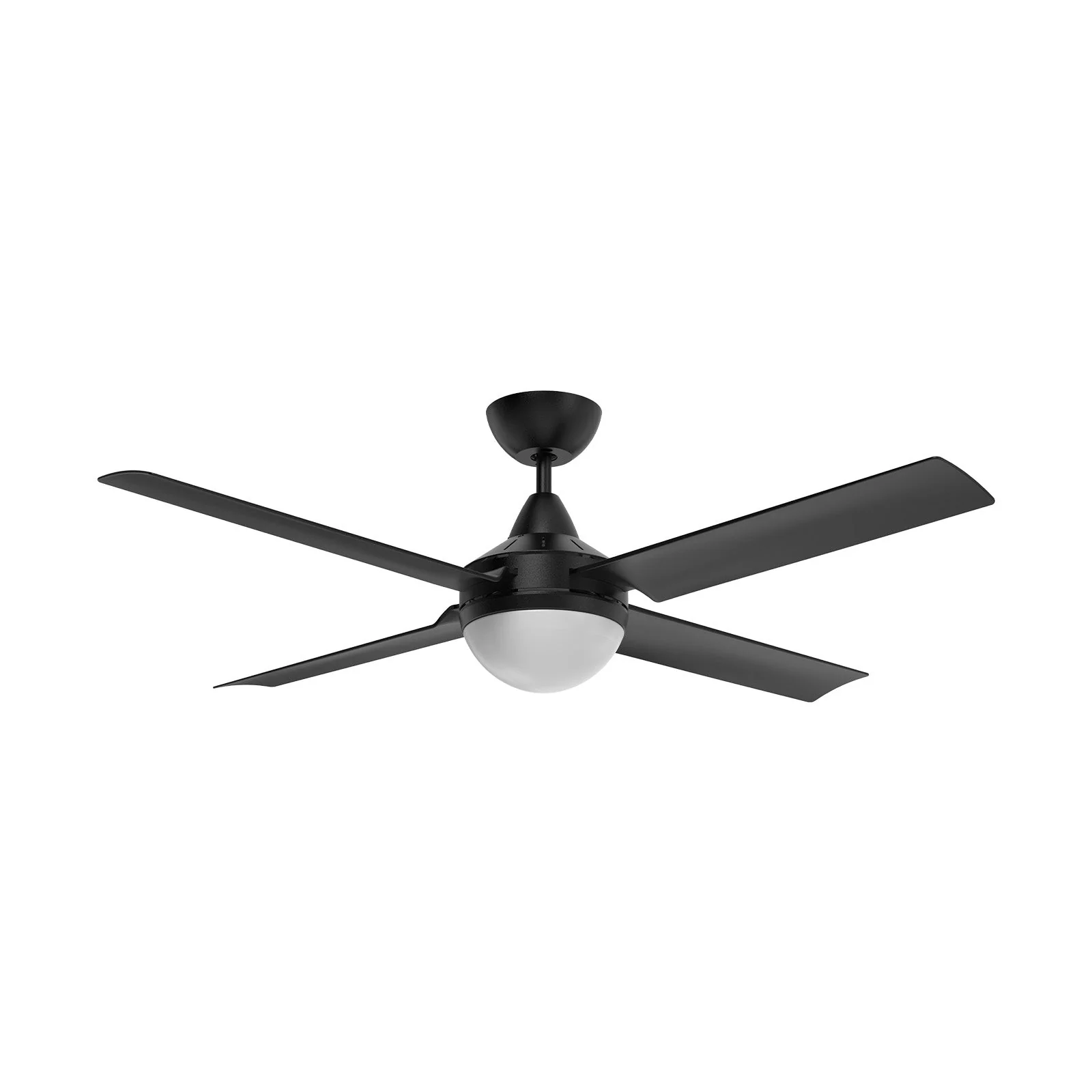Brilliant 48” AC Black Cairns  Ceiling Fan With B22 Light - Image 3