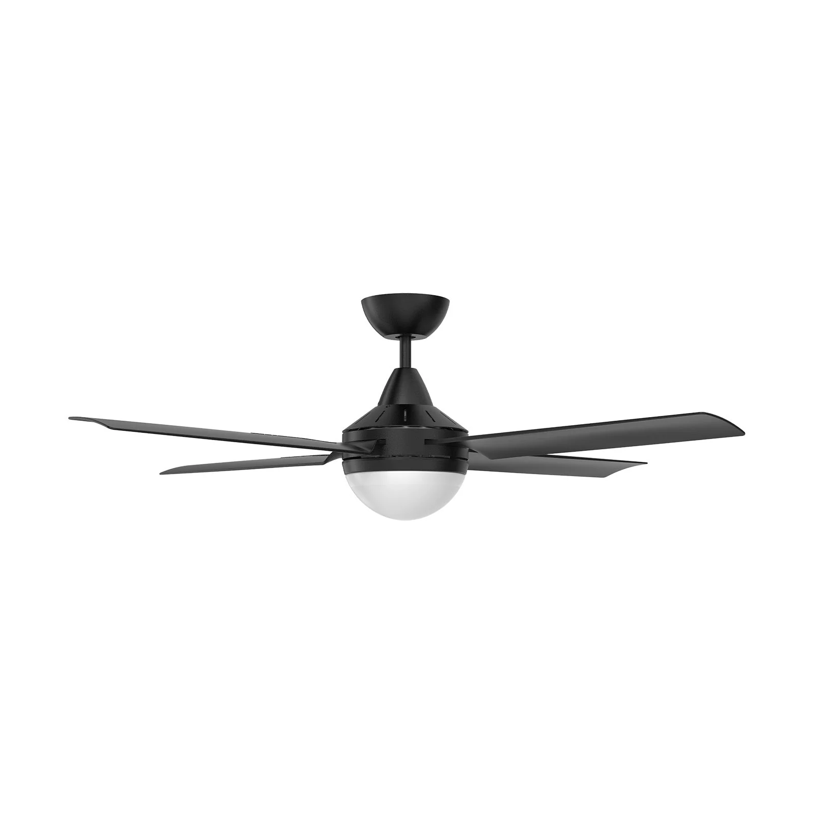 Brilliant 48” AC Black Cairns  Ceiling Fan With B22 Light - Image 4