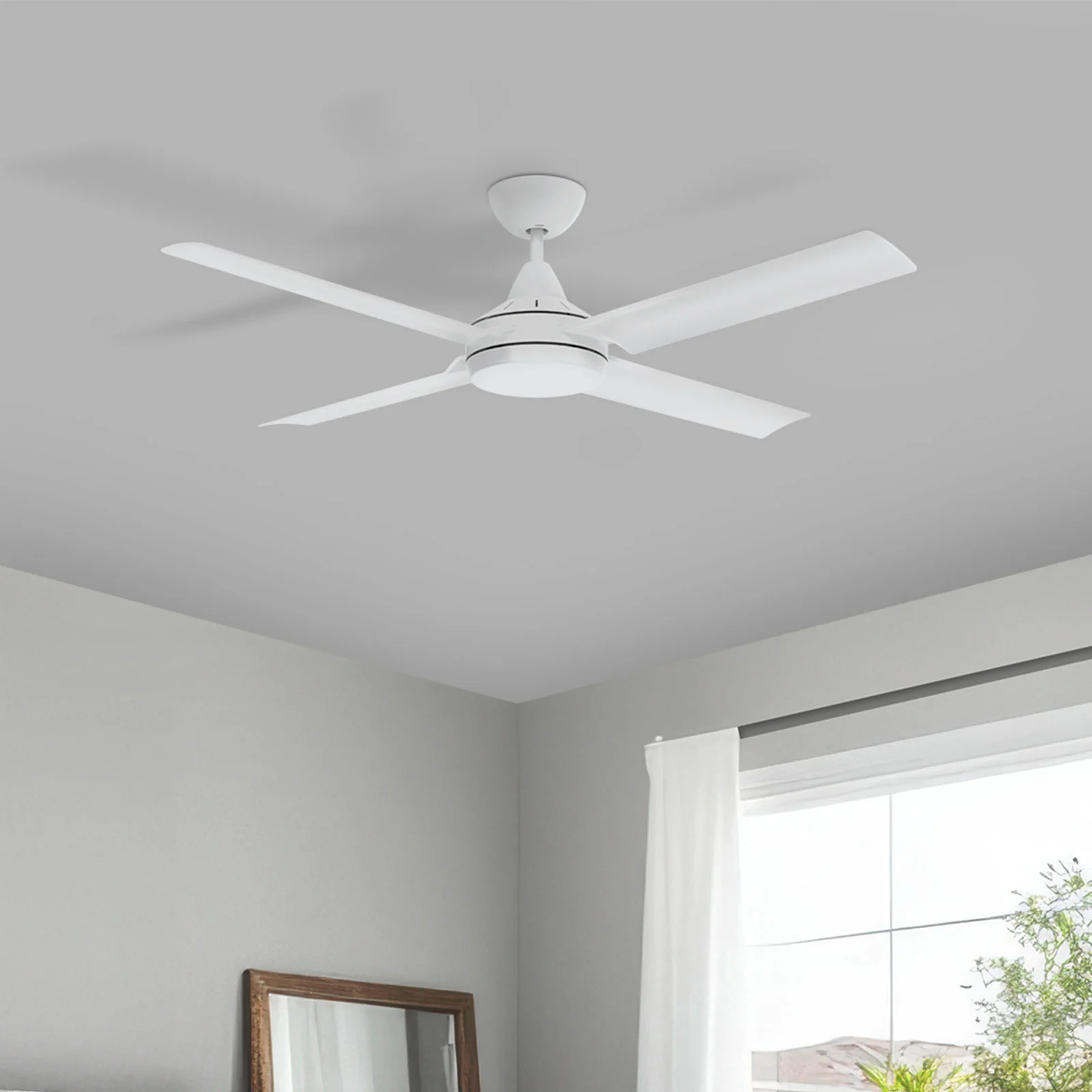 Brilliant 52” AC White Cairns Ceiling Fan - Image 3
